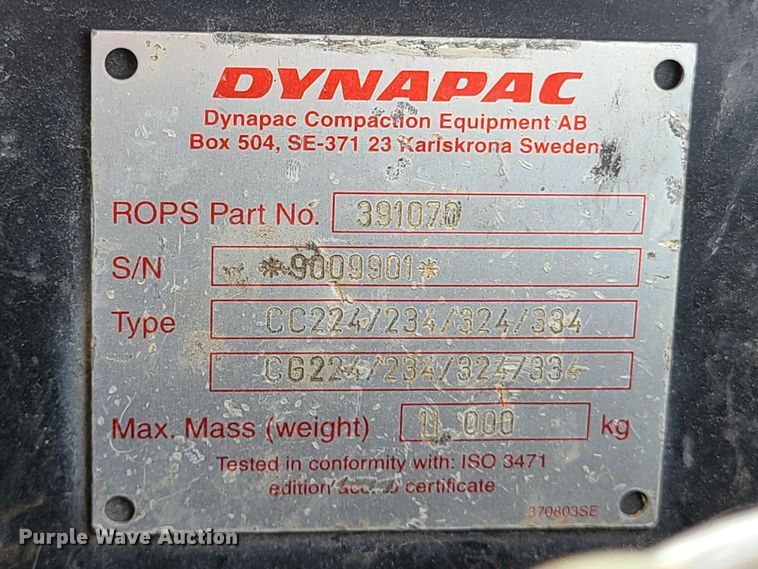 image for item IJ9008 Dynapac CC224 HF  double drum roller