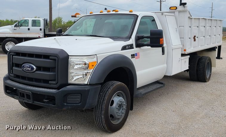 image for item IJ9011 2012 Ford F450 Super Duty  flatbed truck