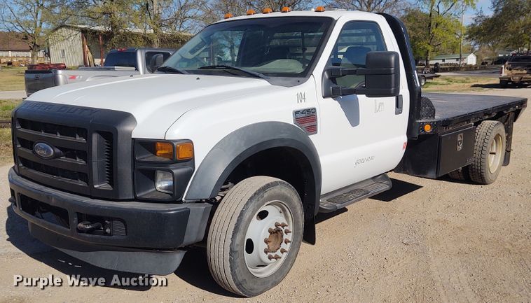 image for item IK9251 2008 Ford F450 Super Duty XL  flatbed truck