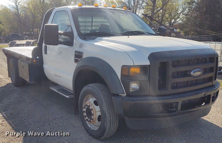 image for item IK9251 2008 Ford F450 Super Duty XL  flatbed truck