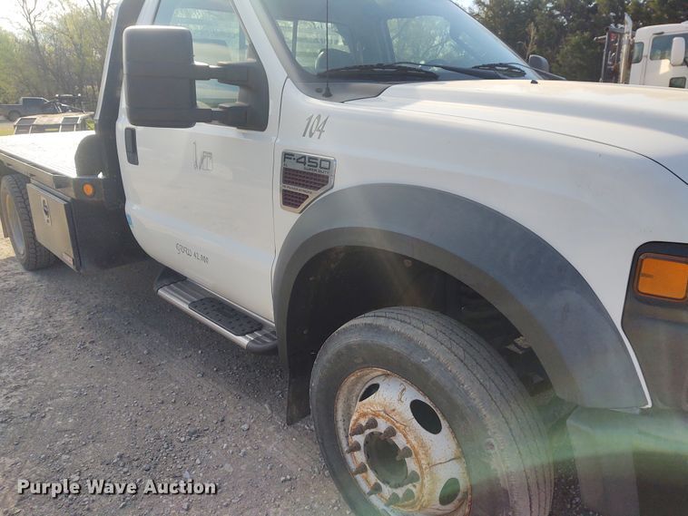 image for item IK9251 2008 Ford F450 Super Duty XL  flatbed truck