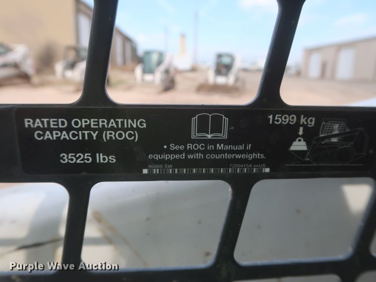 image for item IO9021 2016 Bobcat T870  tracked skid steer loader