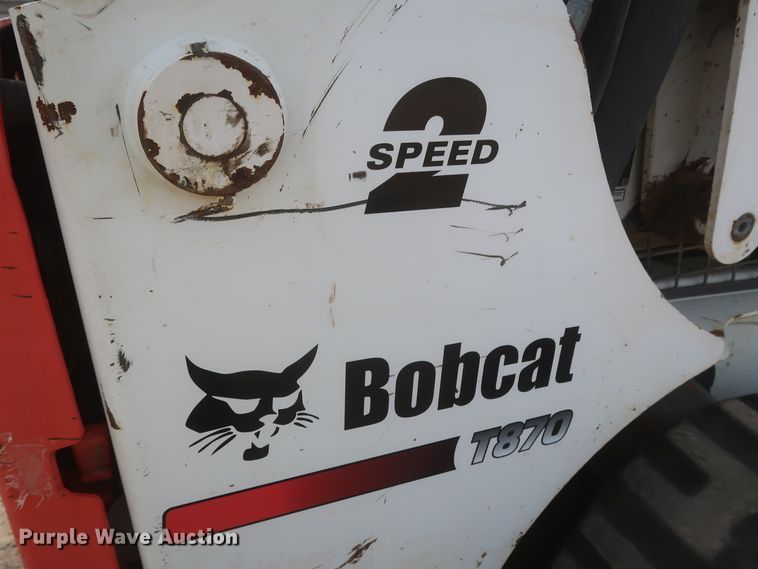 image for item IO9021 2016 Bobcat T870  tracked skid steer loader