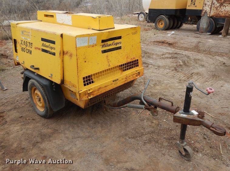 image for item IP9168 1994 Atlas Copco XAS75  air compressor