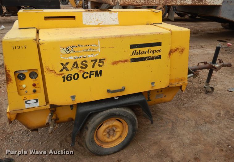image for item IP9168 1994 Atlas Copco XAS75  air compressor