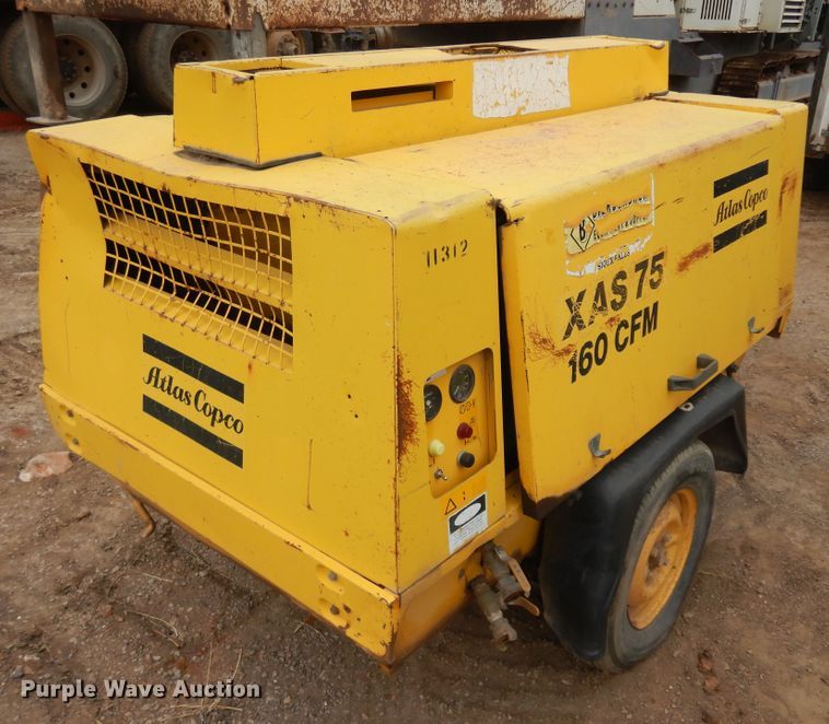 image for item IP9168 1994 Atlas Copco XAS75  air compressor