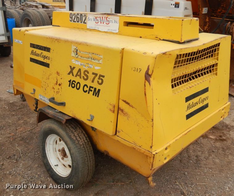 image for item IP9168 1994 Atlas Copco XAS75  air compressor