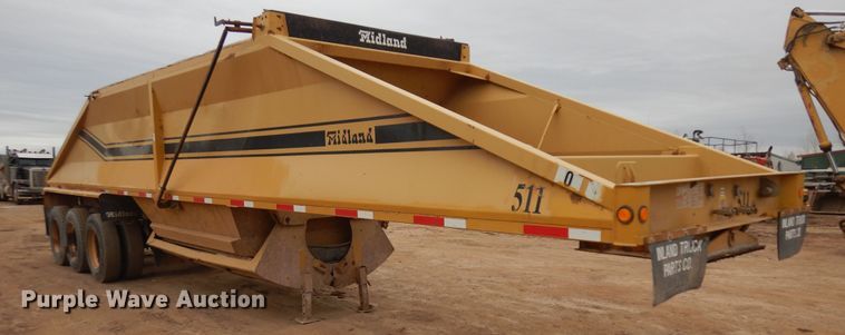 image for item IP9174 1998 Midland  bottom dump trailer