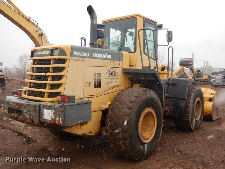 image for item IP9186 2002 Komatsu WA380-3MC  wheel loader
