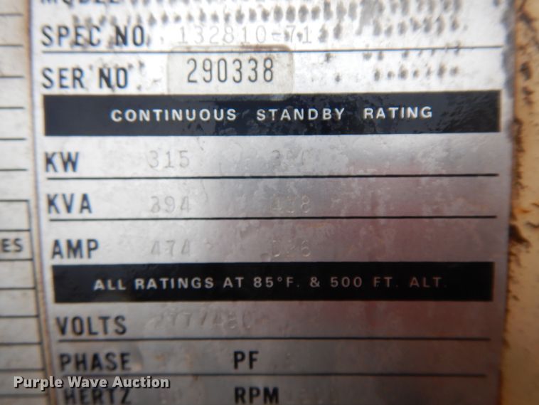 image for item IP9187 Kohler 350R0ZD71  generator