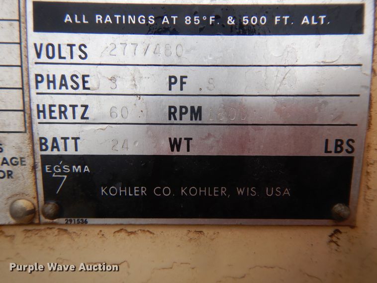 image for item IP9187 Kohler 350R0ZD71  generator