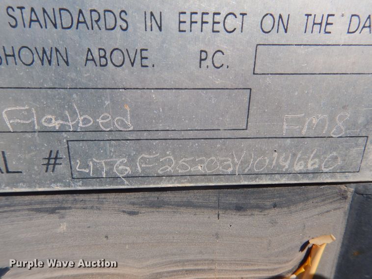 image for item IP9190 2000 Titan  equipment trailer