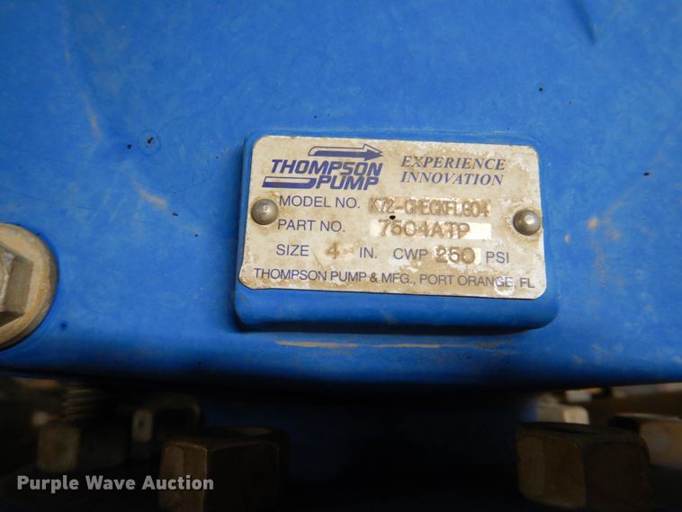 image for item IQ9250 Thompson K72-CHECKFL004 pump
