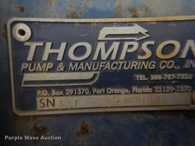 image for item IQ9250 Thompson K72-CHECKFL004 pump