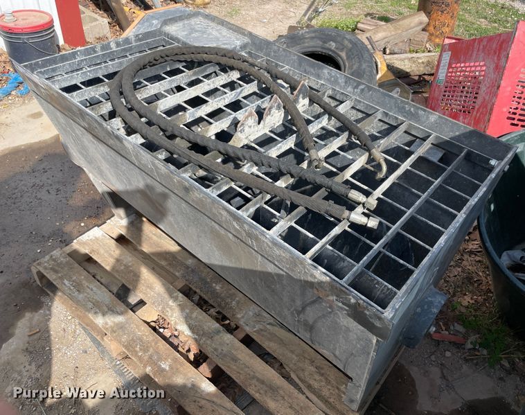 image for item IR9822 Wolverine  skid steer concrete mixer