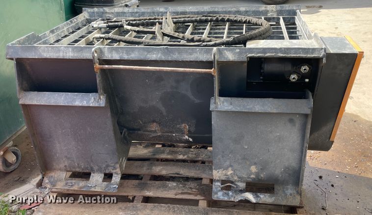 image for item IR9822 Wolverine  skid steer concrete mixer