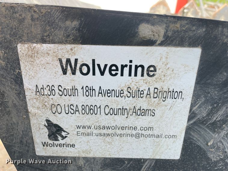 image for item IR9822 Wolverine  skid steer concrete mixer