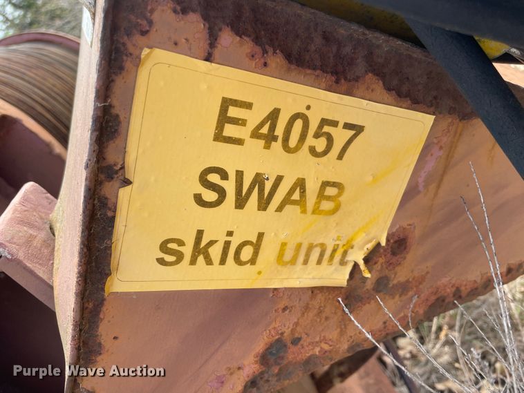 image for item IR9825 Dual drum swab skid unit