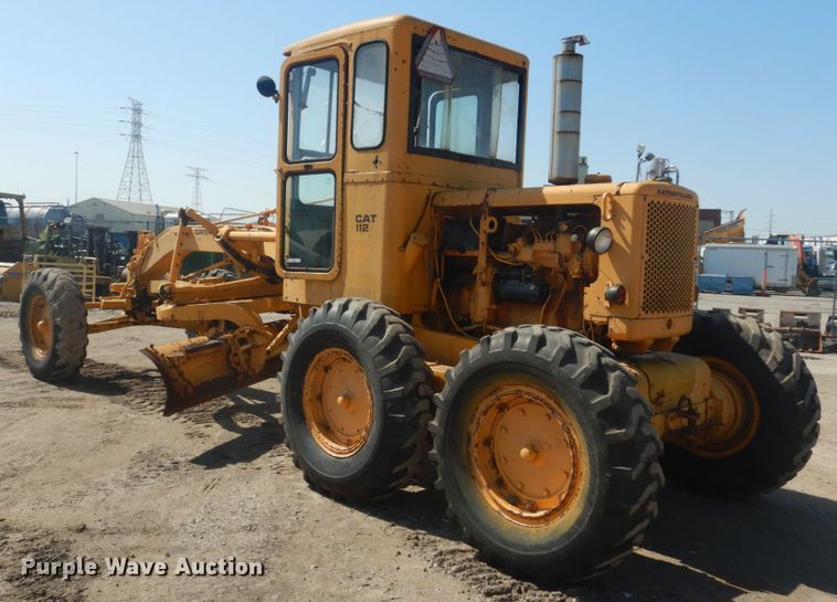 image for item IY9590 1963 Caterpillar 112  rigid frame motor grader