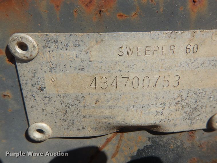 image for item IY9591 Bobcat Sweeper 60 skid steer sweeper