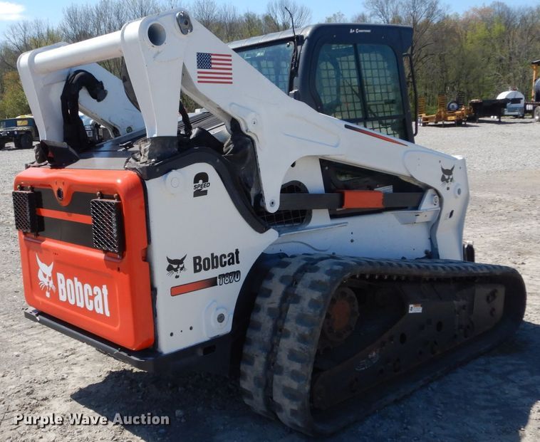 image for item IY9636 2011 Bobcat T870  tracked skid steer loader