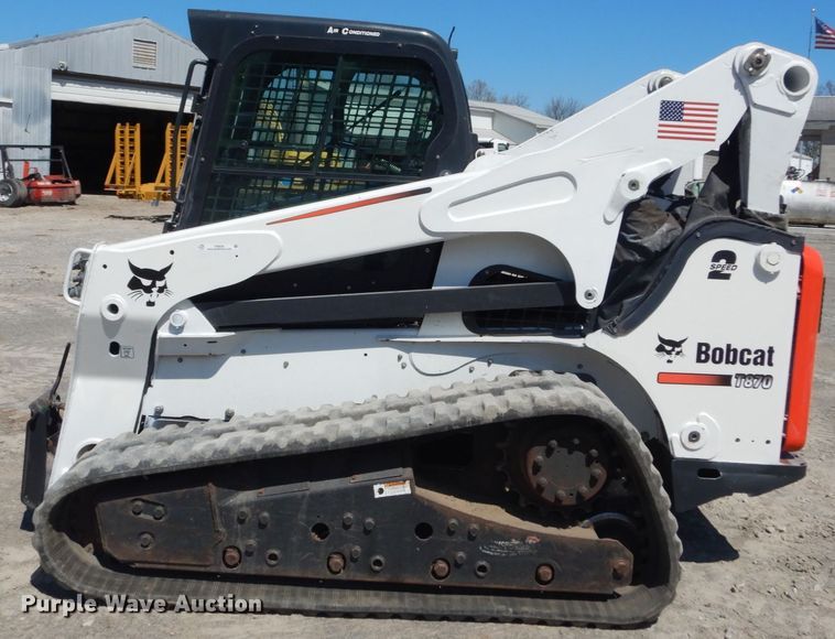 image for item IY9636 2011 Bobcat T870  tracked skid steer loader