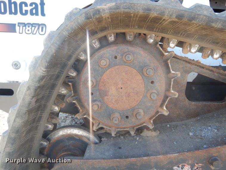 image for item IY9636 2011 Bobcat T870  tracked skid steer loader