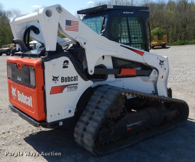 image for item IY9638 2018 Bobcat T870  tracked skid steer loader