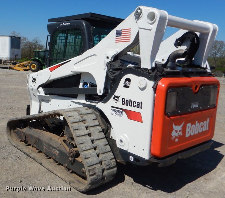 image for item IY9638 2018 Bobcat T870  tracked skid steer loader