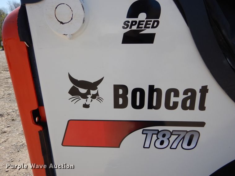 image for item IY9638 2018 Bobcat T870  tracked skid steer loader