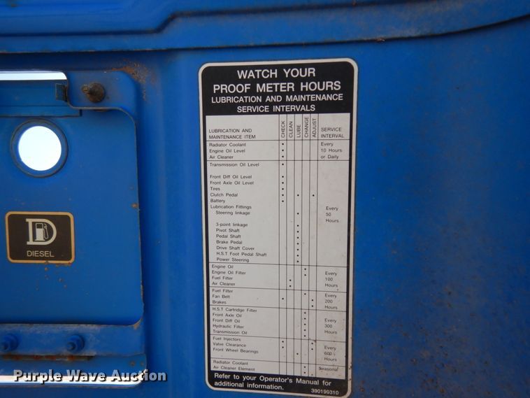 image for item DC2132 New Holland T1520  tractor