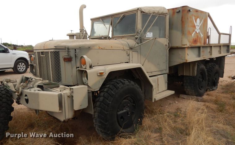 image for item DC2138 1984 Am General  flatbed truck