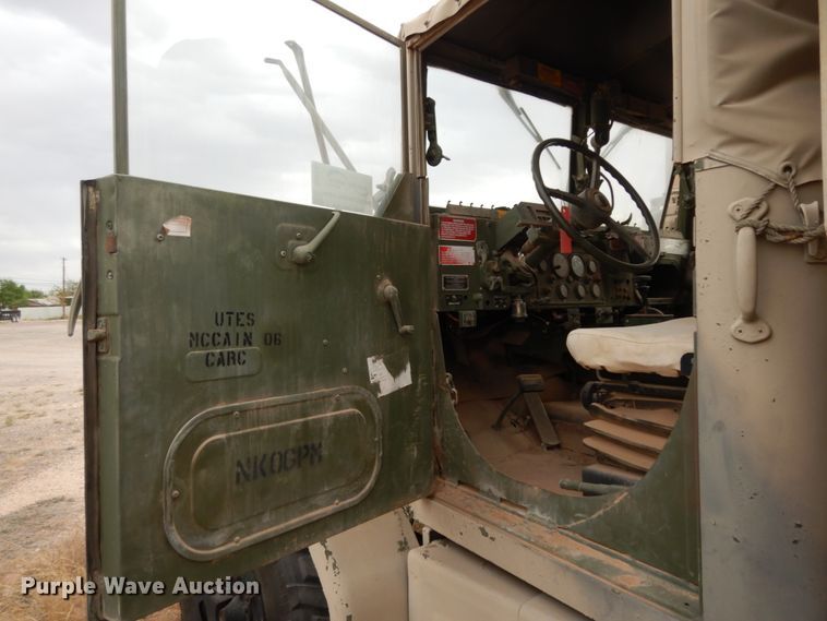 image for item DC2138 1984 Am General  flatbed truck