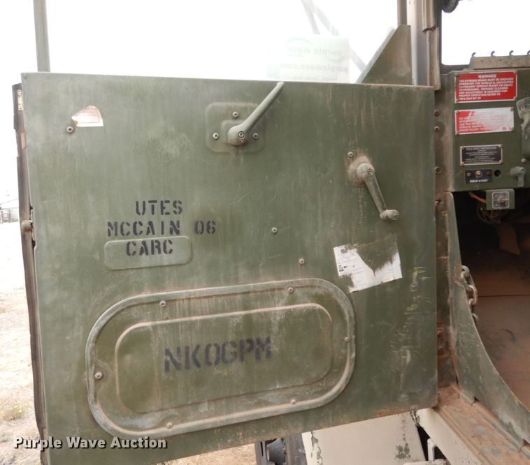 image for item DC2138 1984 Am General  flatbed truck