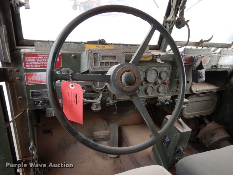 image for item DC2138 1984 Am General  flatbed truck