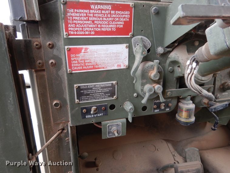 image for item DC2138 1984 Am General  flatbed truck