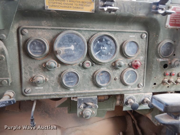 image for item DC2138 1984 Am General  flatbed truck