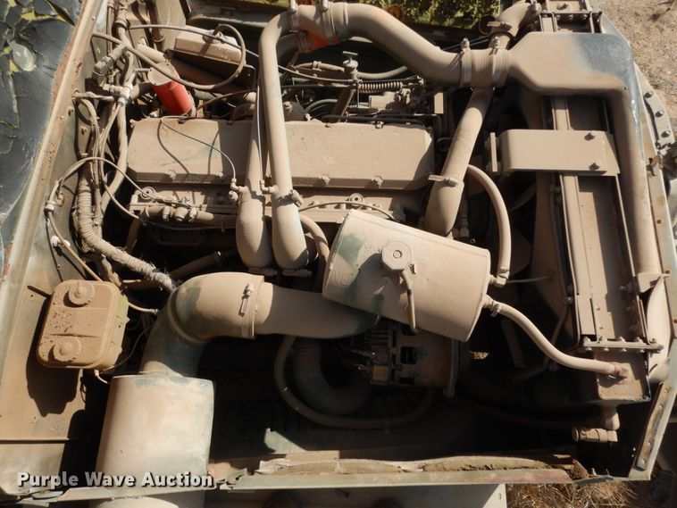 image for item DC2138 1984 Am General  flatbed truck