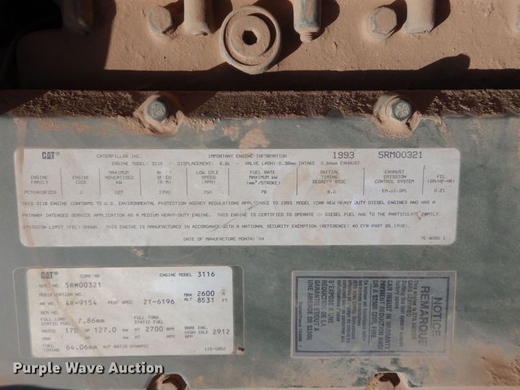 image for item DC2138 1984 Am General  flatbed truck