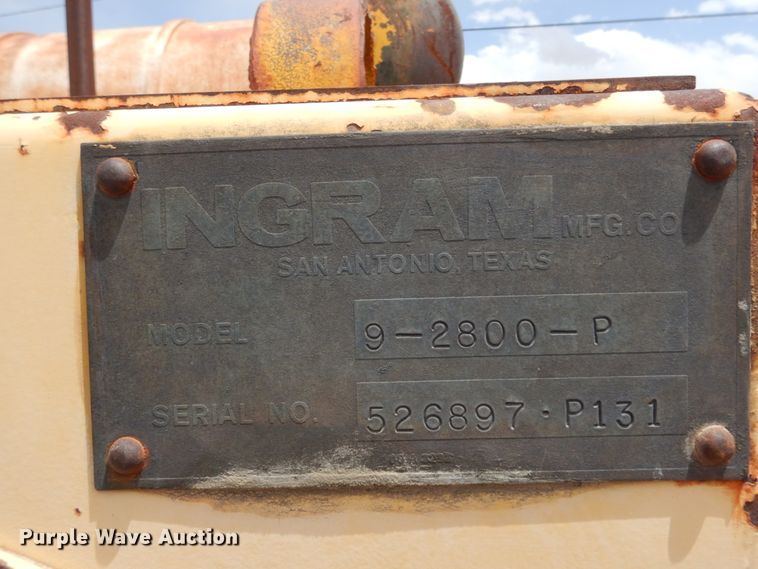 image for item DC2143 Ingram 9-2800-P  pneumatic roller