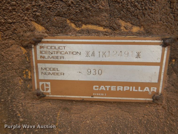 image for item DC2150 1984 Caterpillar 930  wheel loader