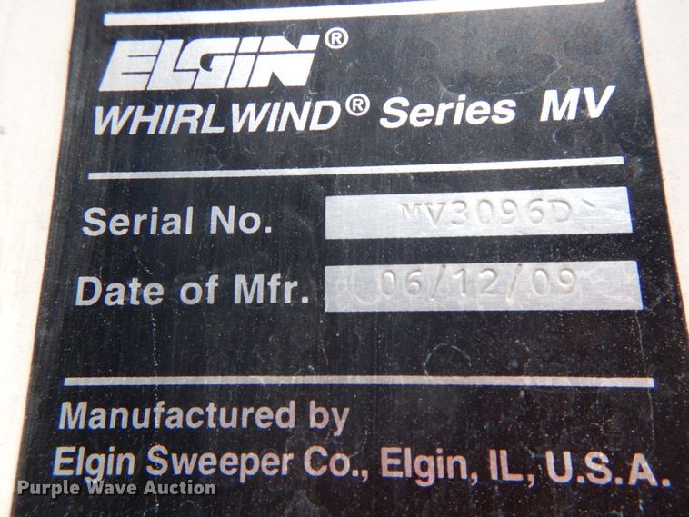 image for item DF6515 2009 Elgin Whirlwind  street sweeper truck