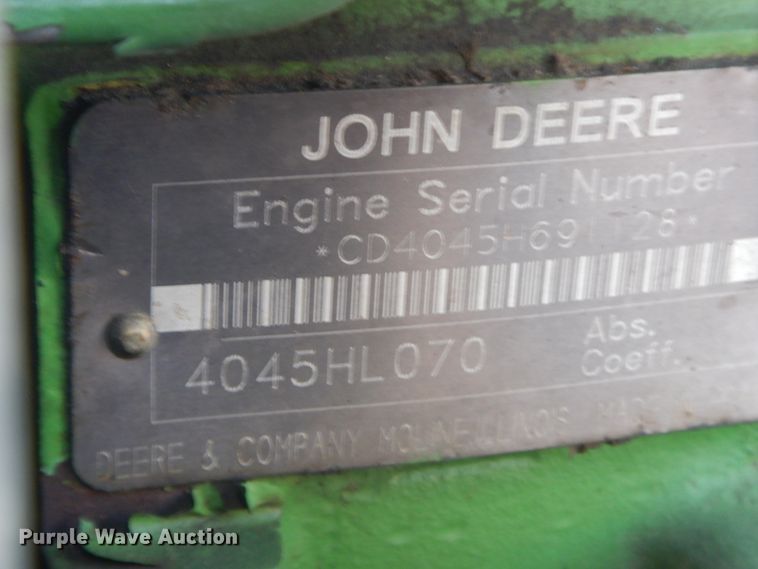 image for item DF6518 John Deere 6420  MFWD tractor