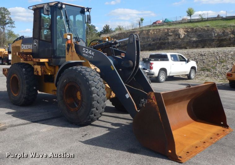 image for item DF6521 2009 John Deere 524K  high lift wheel loader