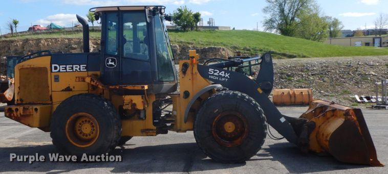 image for item DF6521 2009 John Deere 524K  high lift wheel loader