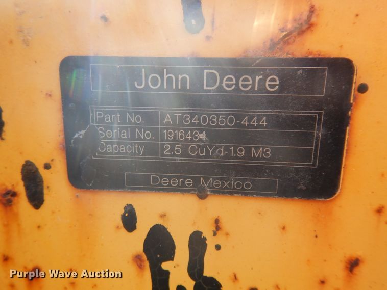 image for item DF6521 2009 John Deere 524K  high lift wheel loader