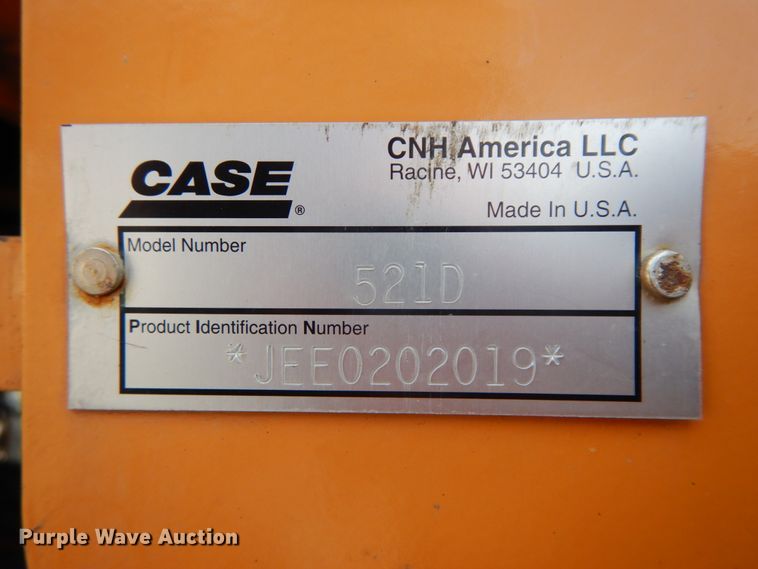 image for item DF6522 2008 Case 521D  wheel loader