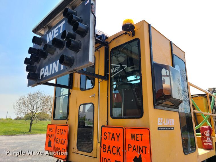 image for item DH5961 1997 Volvo WX  paint striper truck