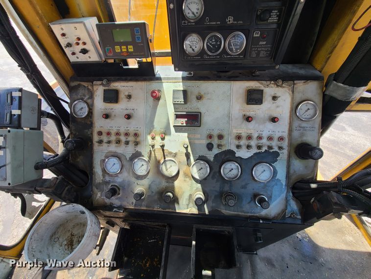 image for item DH5961 1997 Volvo WX  paint striper truck