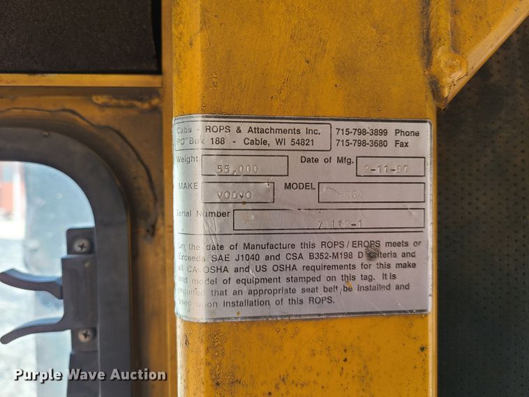 image for item DH5961 1997 Volvo WX  paint striper truck